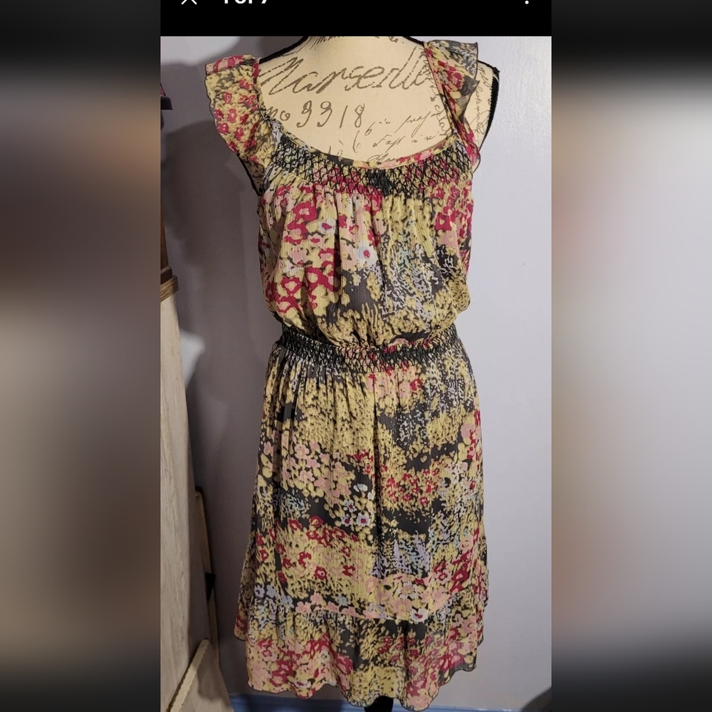 Beautiful Old Navy Sundress Sleeveless Floral Print Hippie Boho